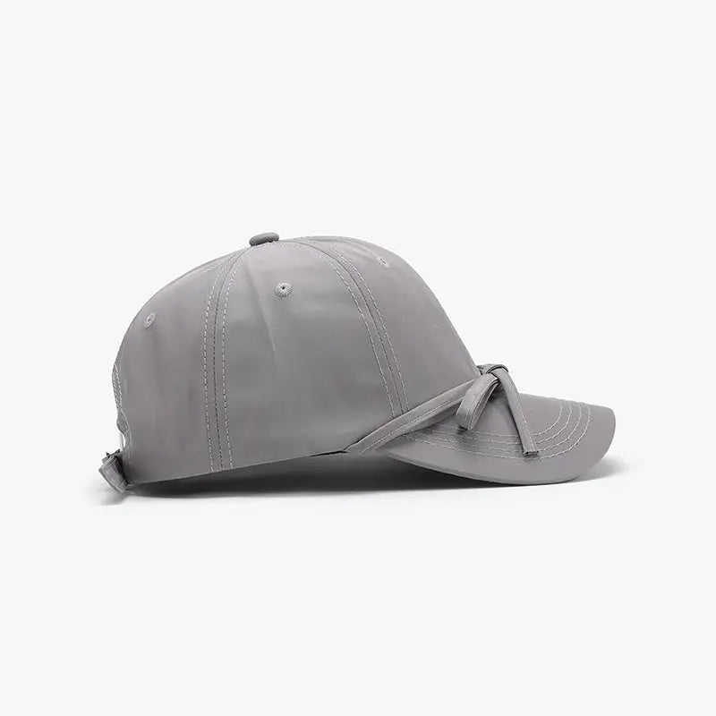 Baseball-Cap aus Baumwolle mit Schleife