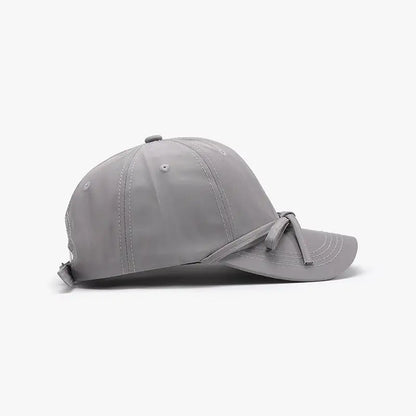 Baseball-Cap aus Baumwolle mit Schleife