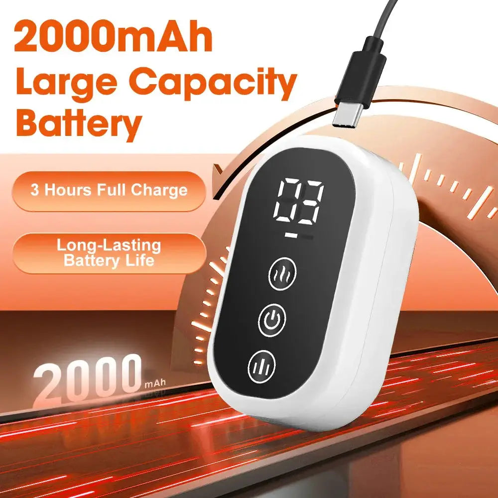 Electric Heating Leg Massager Wireless Rechargeable Air Compression Leg Calf Massage For Relief Relax Leg Muscles Health Care