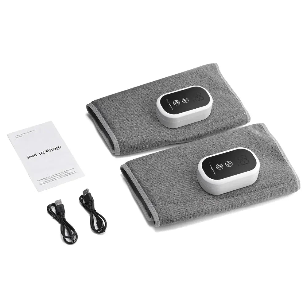 Electric Heating Leg Massager Wireless Rechargeable Air Compression Leg Calf Massage For Relief Relax Leg Muscles Health Care