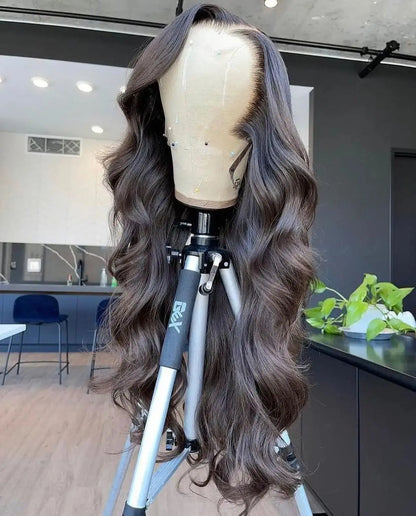 100% Human Hair Brazilian 30 40 Inch Body Wave 13x4 HD Transparent Lace Front Wig black 13x6 Lace Frontal Wigs Pre Plucked