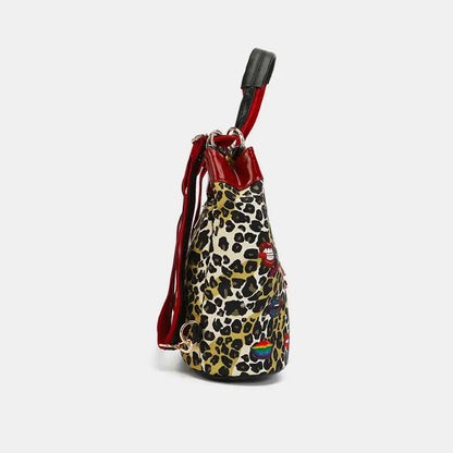 Mochila multifuncional tipo cubo de nailon de Nicole Lee USA